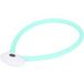 AniOne Lichte Ring Siliconen Ketting turkoois S–M