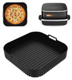 Silicone Airfryer-vorm 27 x 27 cm, herbruikbaar en antiaanbak