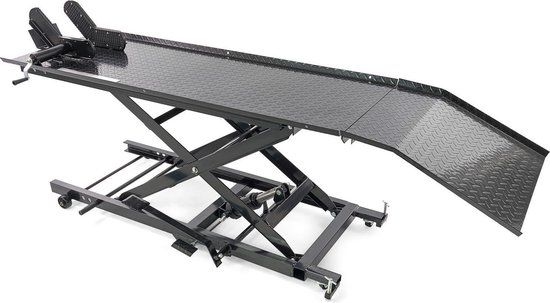 HBM 450 kg motorheftafel – hydraulisch, verstelbaar, antislip platform
