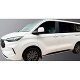 RGM Set Zijpanelen compatibel met Volkswagen Transporter T7 2024- & Ford Transit/Tourneo Custom 2023- Korte wielbasis - Glanzend Zwart