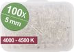 Quadrios LED-assortiment Natuurlijk wit 5 mm 20 mA 3.0 V