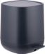 Relaxdays 5 liter badkamer prullenbak met soft-close, donkergrijs