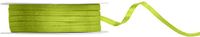 PartyDeco 50m satijnen lint, appelgroen, 3 mm breed