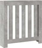 vidaXL Radiatorombouw 78x20x82 cm bewerkt hout betongrijs