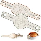 Römertopf Bakmatten set van 2 siliconen rond en rechthoekig 58 cm