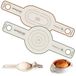 Römertopf Bakmatten set van 2 siliconen rond en rechthoekig 58 cm