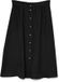 Vero Moda VMMELANEY Jupe longue taille haute noir