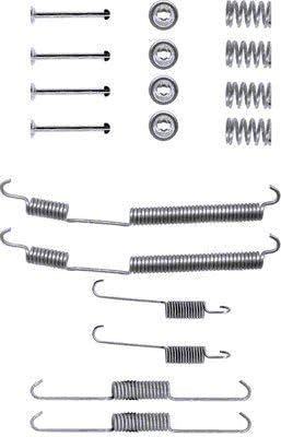 HELLA PAGID 8DZ 355 200-401 Accesoireset - X0089 - Remsysteem: Lucas - voor o.a. CITROEN / FIAT / PEUGEOT
