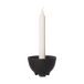 ERNST Bougie à douille Ernst pour 1 bougie Ø10 cm Noir