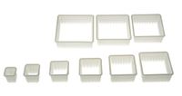 Silikomart Wonder Cakes by 72.303.87.0069 Uitsteekset voor koekjes of decoraties, vierkant, nylon, wit, 3,5 x 11,5 x 11,5 cm