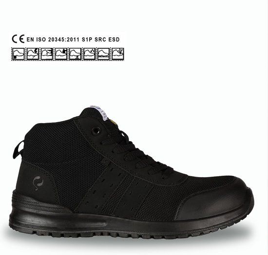 Quick Sprint Dark High QS0562 S1P - Zwart - 41