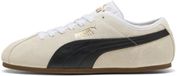 Puma Tackle Lage Sneakers Unisex Zwart/Gom Leer Maat 38