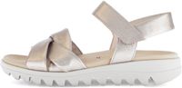 Gabor Dames Sandalen Goud Platte Sandalen Leer 41