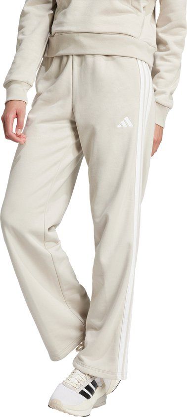 adidas Sportswear Essentials 3-Stripes Open Hem French Terry Broek Dames Grijs XS