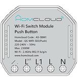 Homcloud SBM1 Smart Module Ingebouwde Wi-Fi Smart Knop voor 503 Power Box Afstandsbediening via App, Alexa of Google