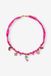 Sissy-Boy - Roze cord ketting met bedels