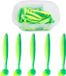 OEM OrangeCart B.V. Paddle Tail Swimbait Zacht plastic visaas met flitsblad voor baars Aas Zoetwater Zoutwater Vissen, 14 kleuren Visgerei voor forel, meerval, snoek FS/RE-10