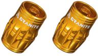 Granite Juicy Nipple Ventieldopjes Goud (x2)