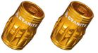 Granite Juicy Nipple Ventieldopjes Goud (x2)