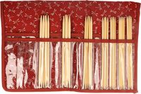Seeknit Shirotake sokkennaaldenset F bamboe 15cm rood