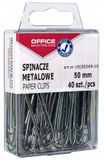 Office Products PBS Connect Polska Sp. z o.o. Metalen Kantoorklemmen 50mm - 40 Stuks - Zilverkleurig