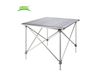 BRS BRS Z31 Table de camping multi-personnes en aluminium, portable, pliable et réglable en hauteur - 69 cm × 69 cm