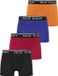Felix Hardy Boxer - Boxershort Multipack 4 Pack - Heren - 97% Katoen - Zwart-Rood-Blauw-Oranje - S
