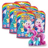 Craze Magic PONYS - 6 x ponyfiguren met magische tatoeages en accessoires, 18 x magische pony's om te verzamelen, figuren voor kinderen van kleine pony's