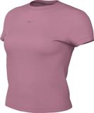 Nike Sportswear Chill Knit Mod-Crop-T-shirt voor dames, elementair roze/elementroze, FV5508-699, XL