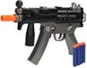 Toi-Toys Politie Pistool MP5K - Zwart - Met Licht & Geluid - 12 Foam Pijltjes - Kinderen