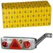 HELLA 2VP 340 940-111 Achterlicht - EasyConn II Hybrid - Hybride - 24V - Opbouw/Geschroefd - Lenskleur: Transparent - Stekker: 7-pol (ECon) - links - Aantal: 1