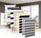 Ibenzoa® Transparent/Opaque Roller blind - Clamp mounting