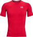 Under Armour Heatgear Armour Heren Sportshirt - Korte mouw - Compressie - Rood - Maat XL