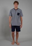 CECEBA Seoul Short de pyjama Homme - Bleu