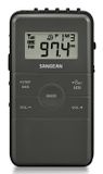 Sangean DT-140 Draagbare Digitale Radio AM/FM Zwart/Grijs
