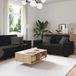 Maison Exclusive - Ensemble de canapés 2 pièces avec coussins, velours noir