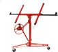 Merkloos / Sans marque HBM gipsplatenlift inklapbaar - 68 kg, 3,5 m hoogte, 3 wielen, 125 mm pvc wielen, rood