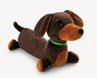 NICI 61897 Knuffeldier teckel 27 cm, bruin, zacht pluchen dier, schattig knuffeldier om te knuffelen en te spelen, leuk cadeau-idee voor kinderen en volwassenen