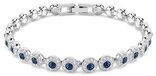 Swarovski Una Angelic Collection Armband - Blauw/Zilver - 19 cm