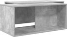 vidaXL Koffietafel Set van 2 Beton Grijs 90 x 48 x 40 cm Bewerkt Hout
