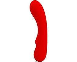 Pretty Love Matt G-Spot Vibrator Flexibele Schacht 12 Standen Rood