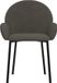 vidaXL Eetkamerstoelen 2 st fluweel donkergrijs