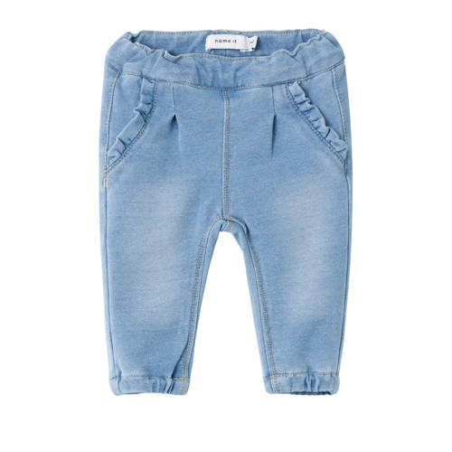 NAME IT NAME IT BABY baby broek NBFBELLA light blue denim