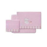 Beddengoed Coralina Beddengoed Minibed Honey Bear roze