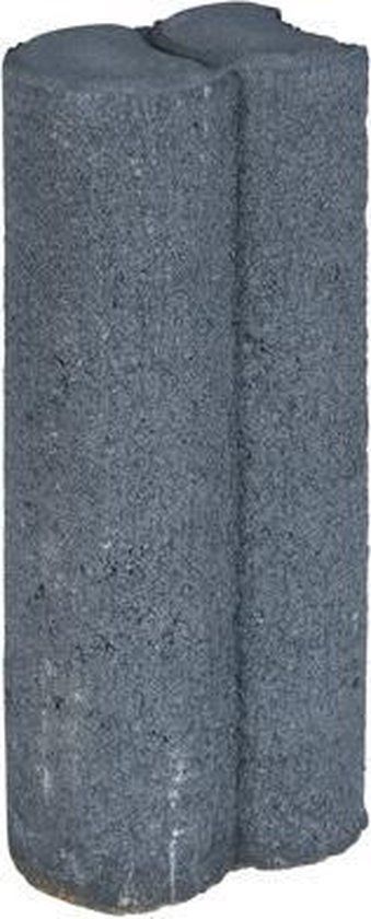 Merkloos Gardenlux 25 stuks! Duo palissaden zwart 6x8.3h25 cm