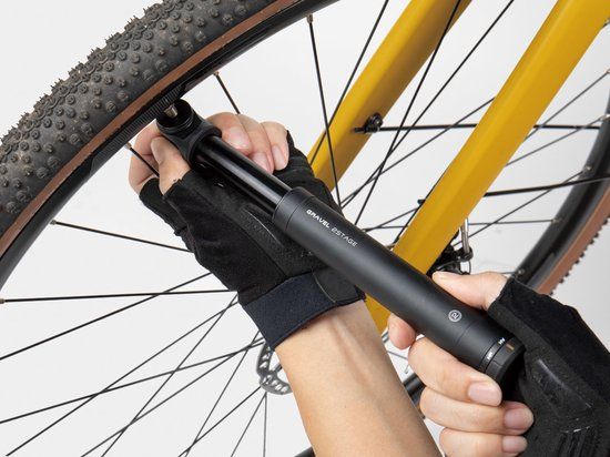 Topeak Gravel 2Stage Minipomp - Zwart - 90 Psi