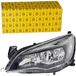 HELLA 1LG 010 011-631 Halogeen/FF-Koplamp - voor o.a. Vauxhall Astra Mk VI (J) (P10) - Zwart - ECE - voor linksrijdend verkeer - links