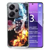 Cokitec Xiaomi Redmi Note 13 Pro Plus 5G Manga My Hero Academia Shoto Versterkte hoes
