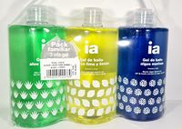 INTERAPOTHEK Gel essentiel triple assortiment bambou + aloe + citron, 750 ml