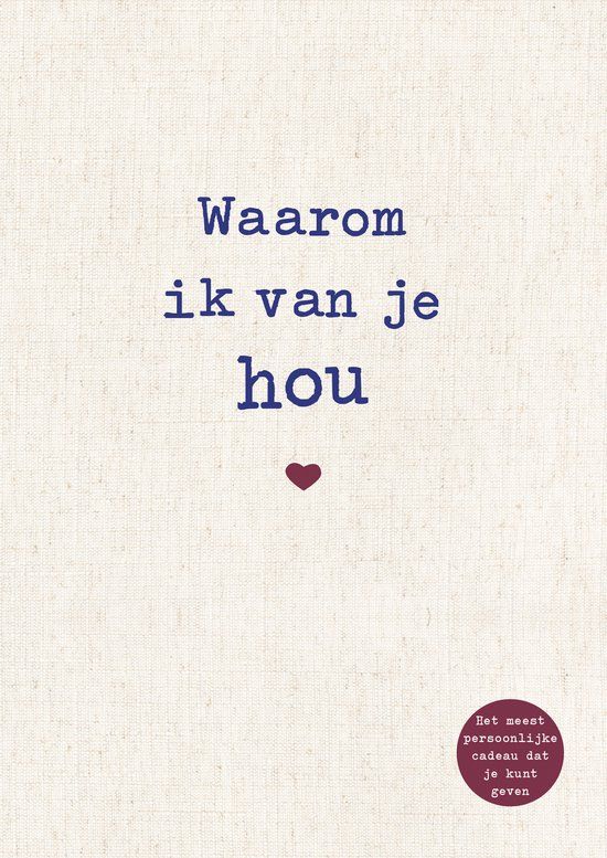 Waarom Kosmos Uitgevers Waarom ik van je hou